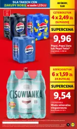 Gazetka promocyjna Lidl - GAZETKA - Gazetka - ważna od 16.08 do 16.08.2025 - strona 11 - produkty: Pepsi, Woda mineralna, Woda, Cisowianka