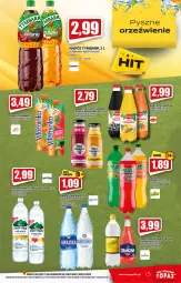 Gazetka promocyjna Topaz - Gazetka - Gazetka - ważna od 29.09 do 29.09.2021 - strona 15 - produkty: Top, Sok, Por, Gin, Inka, Fortuna, Schweppes, Smoothie, Woda, Maxer, Napój, Nektar, Hortex