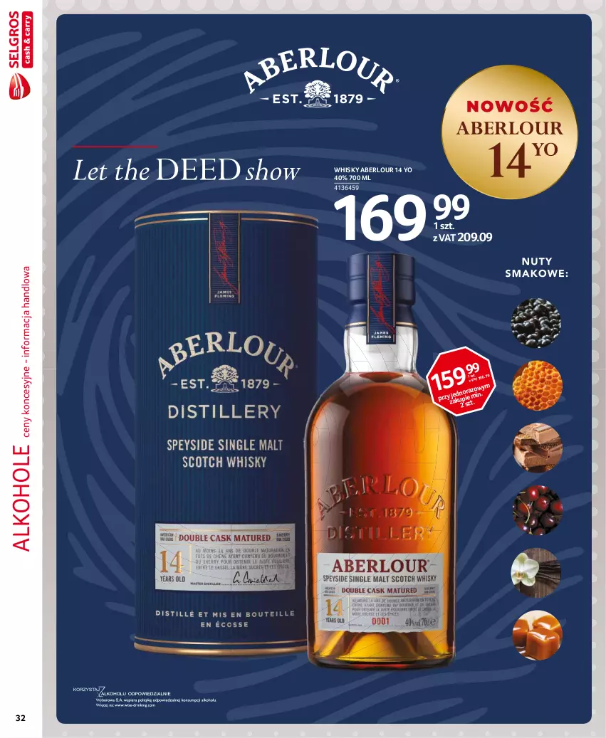 Gazetka promocyjna Selgros - Extra Oferta - ważna 01.03 do 31.03.2021 - strona 32 - produkty: Alkohole, Whisky