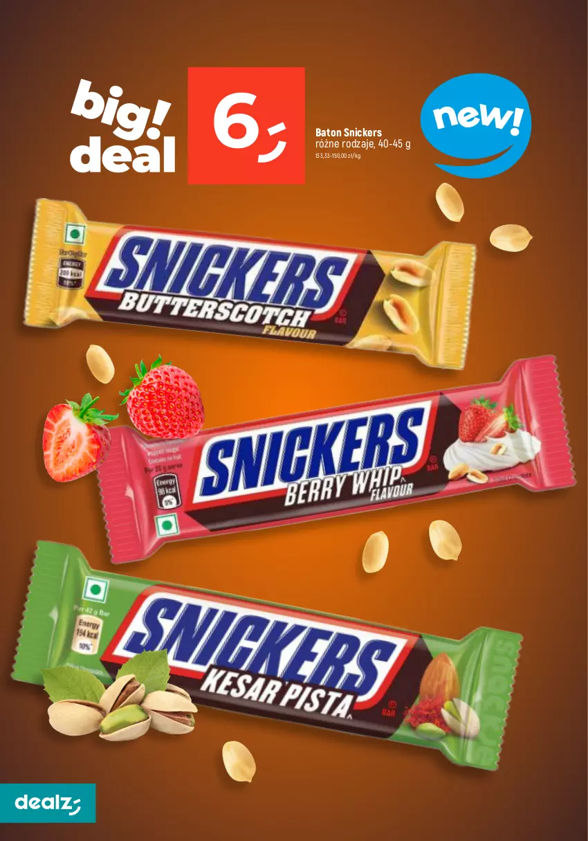 Gazetka promocyjna Dealz - MAKE A DEALZ - ważna 11.04 do 17.04.2024 - strona 20 - produkty: Baton, Snickers