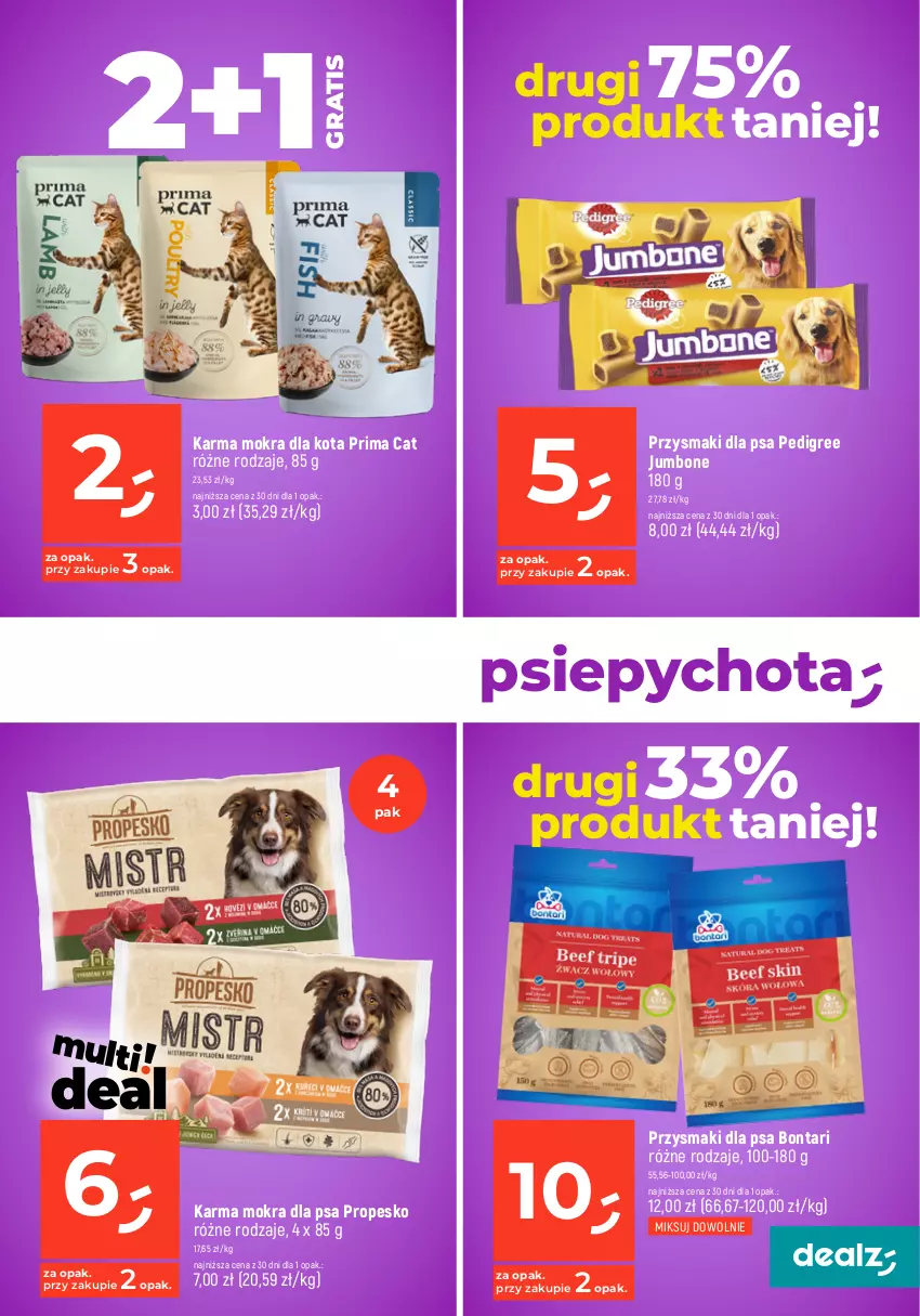 Gazetka promocyjna Dealz - MAKE A DEALZ - ważna 11.04 do 17.04.2024 - strona 9 - produkty: Butcher's, Gra, Pedigree, Prima, Przysmaki