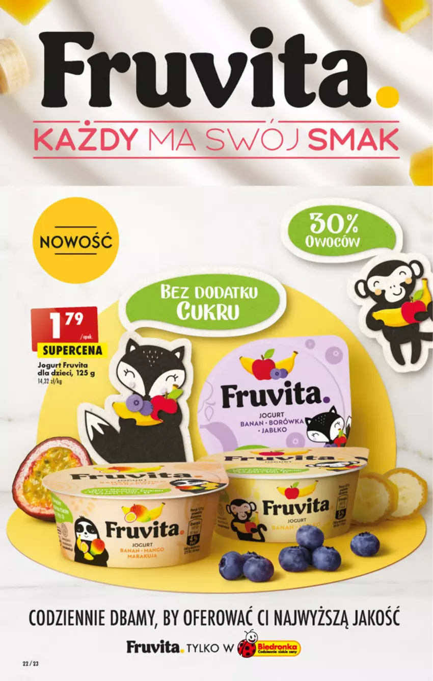 Gazetka promocyjna Biedronka - W tym tygodniu - ważna 10.03 do 16.03.2022 - strona 22 - produkty: Dzieci, Jogurt