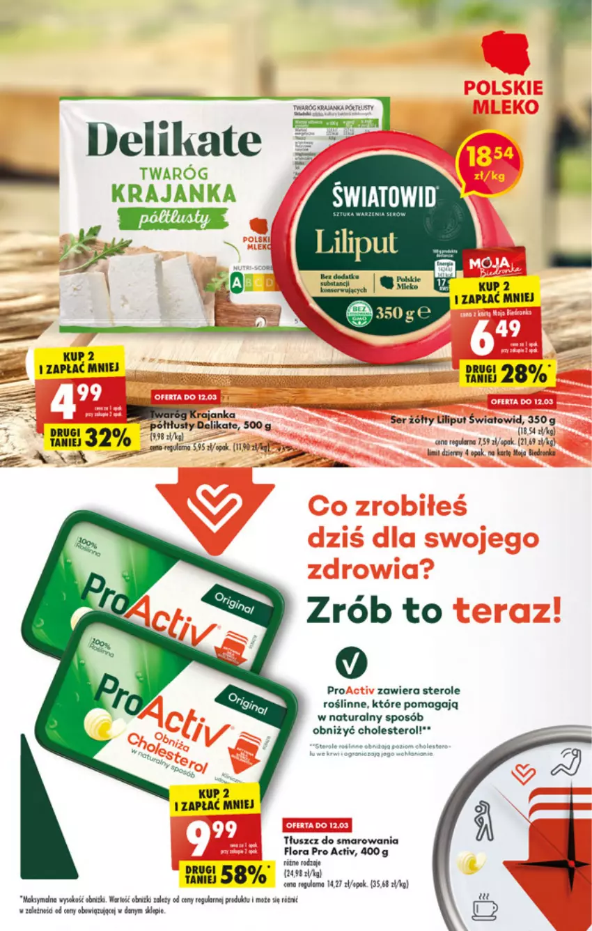 Gazetka promocyjna Biedronka - W tym tygodniu - ważna 10.03 do 16.03.2022 - strona 23 - produkty: Dron, Flora, Gra, Tera, Twaróg