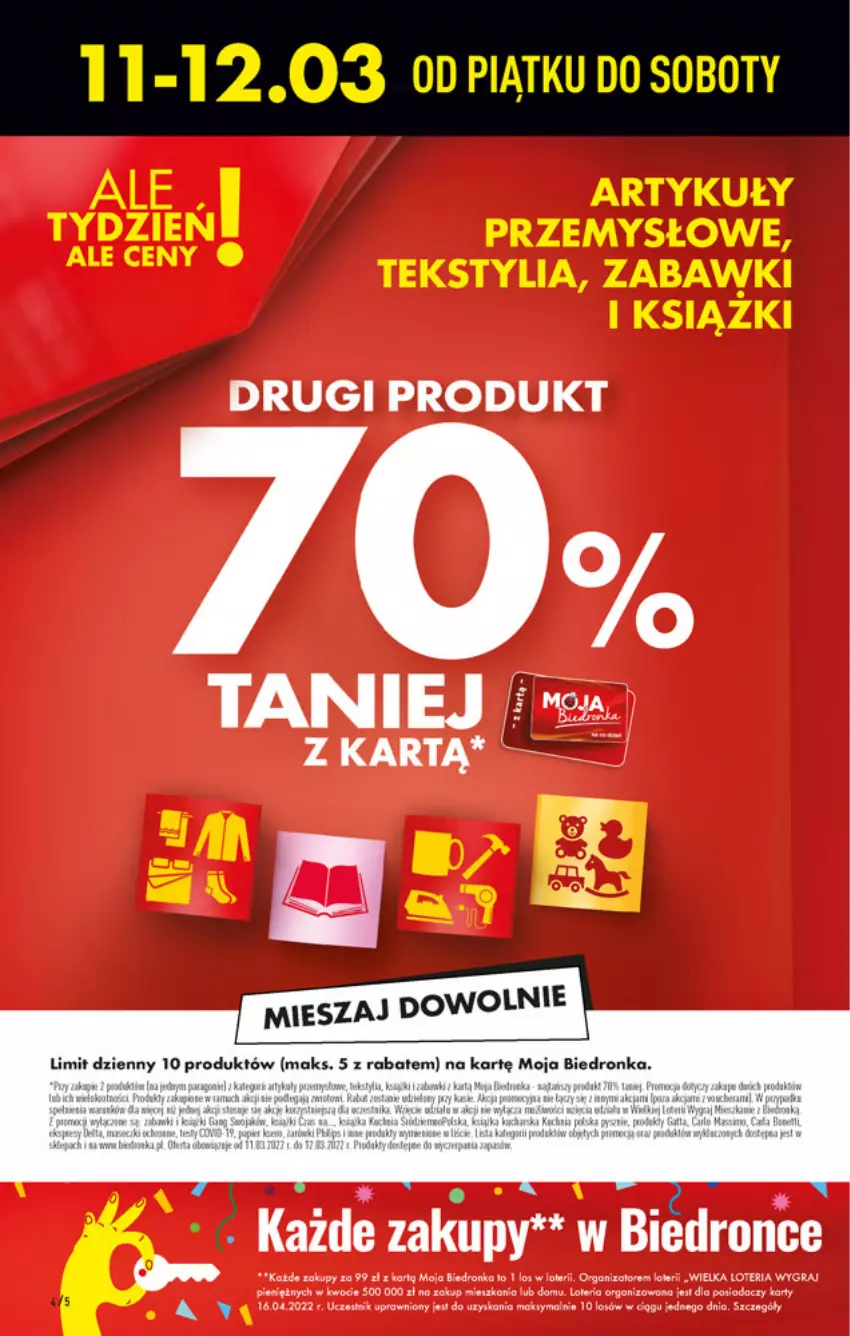 Gazetka promocyjna Biedronka - W tym tygodniu - ważna 10.03 do 16.03.2022 - strona 4 - produkty: Dron, Gra