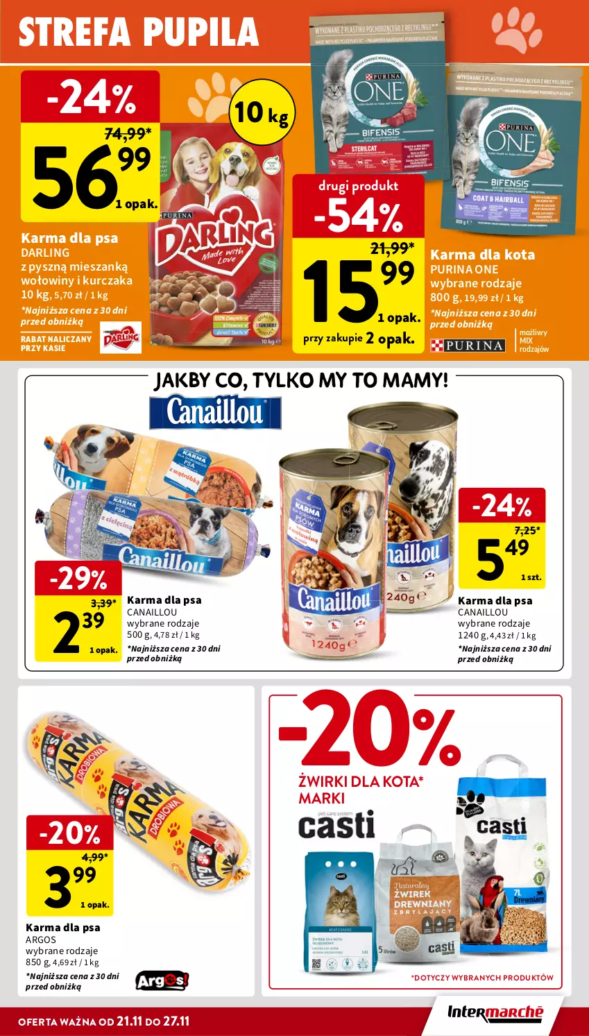 Gazetka promocyjna Intermarche - Gazetka Intermarche - ważna 21.11 do 27.11.2024 - strona 39 - produkty: Canaillou, Fa, Kurczak, Pur, Purina