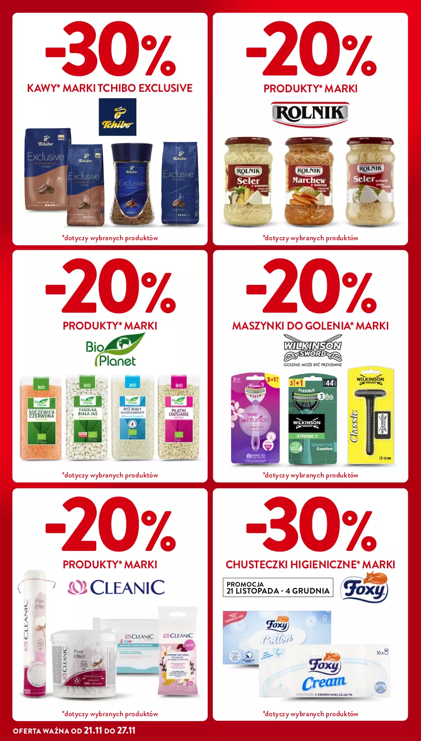 Gazetka promocyjna Intermarche - Gazetka Intermarche - ważna 21.11 do 27.11.2024 - strona 8 - produkty: Chusteczki, Tchibo, Top