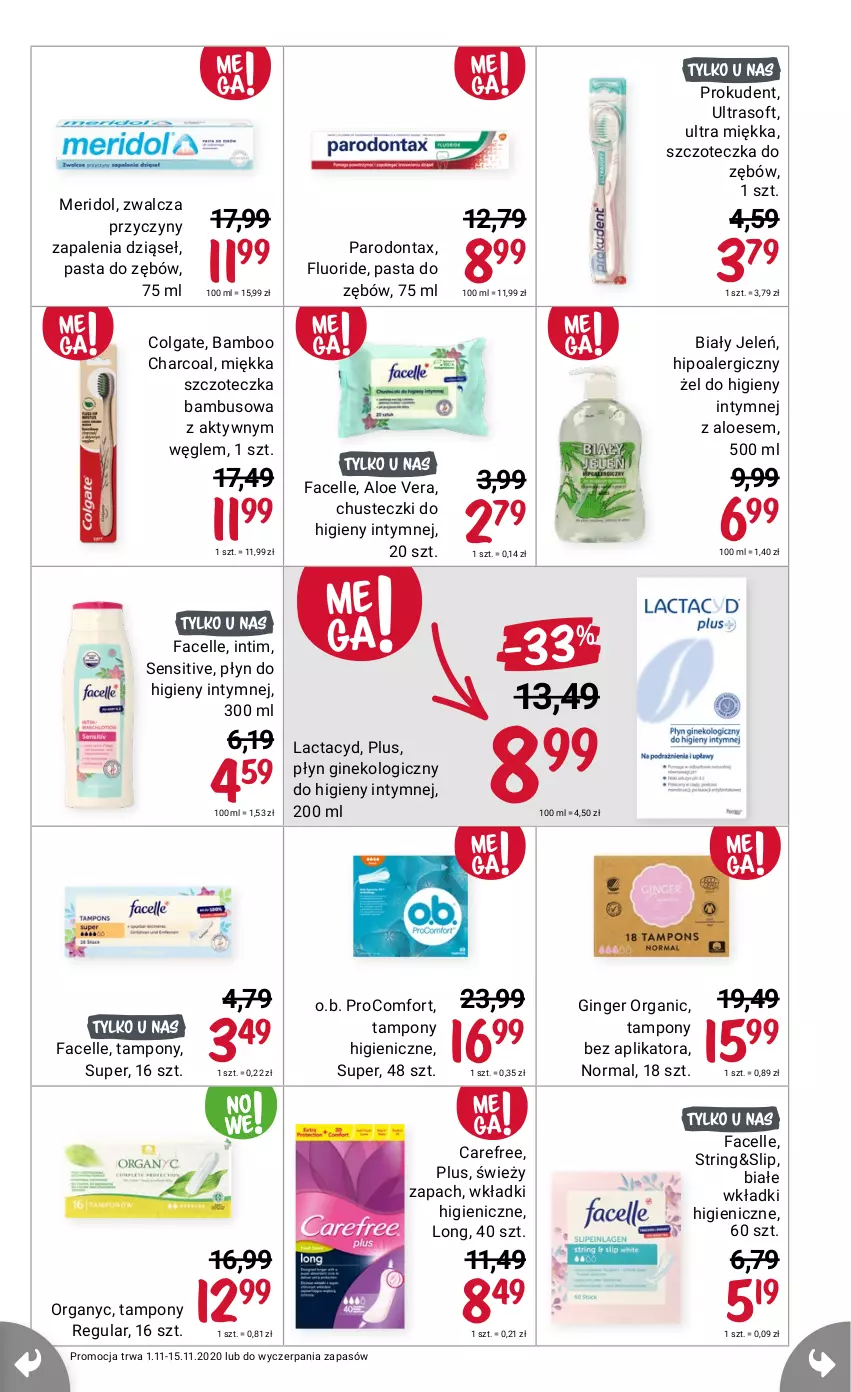 Gazetka promocyjna Rossmann - 1 Listopad - ważna 01.11 do 15.11.2021 - strona 11 - produkty: Colgate, LG, Tampony