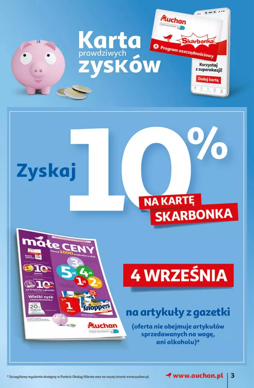 Gazetka promocyjna Auchan - Małe ceny Hipermarkety - ważna 02.09 do 08.09.2021 - strona 3