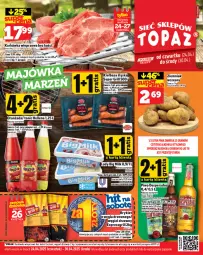 Gazetka promocyjna Topaz - Gazetka - Gazetka - ważna od 30.04 do 30.04.2025 - strona 1 - produkty: Piwa, Gra, Węgiel drzewny, Karkówka wieprzowa, Hellena, Waga