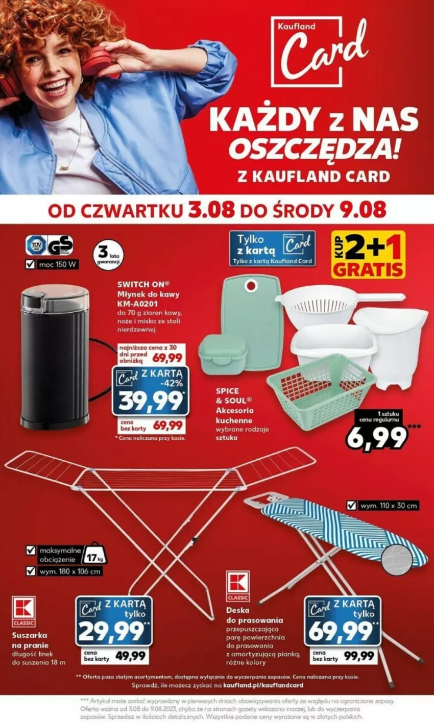 Gazetka promocyjna Kaufland - ważna 07.08 do 09.08.2023 - strona 13 - produkty: Kasia, Miska, Młynek, Młynek do kawy, Noż