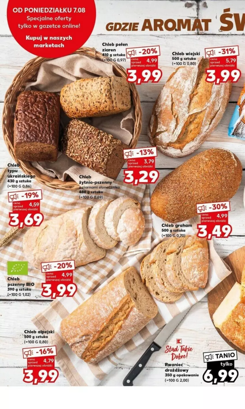 Gazetka promocyjna Kaufland - ważna 07.08 do 09.08.2023 - strona 4 - produkty: Chleb, Gra