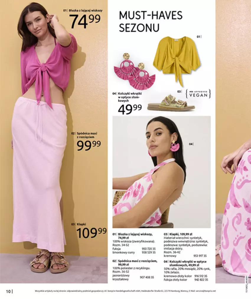 Gazetka promocyjna Bonprix - URLOPOWE NIEZBĘDNIKI - ważna 17.06 do 28.07.2025 - strona 12 - produkty: Fa, Gra, Klapki, Mus, Orka, Tera
