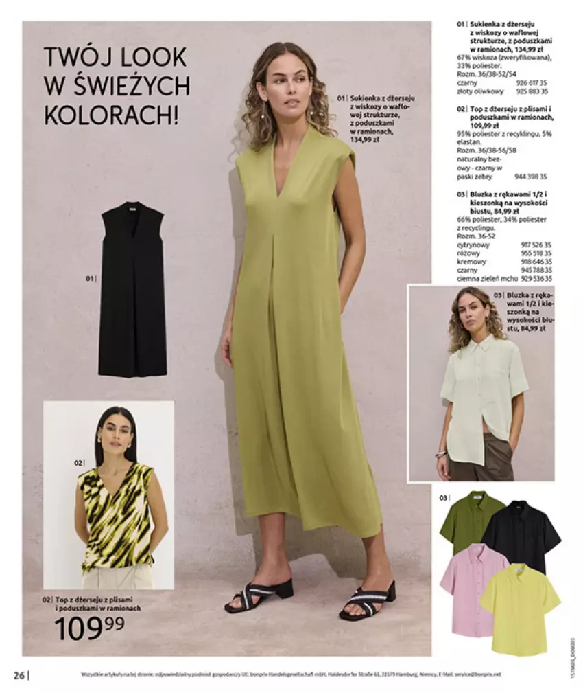 Gazetka promocyjna Bonprix - URLOPOWE NIEZBĘDNIKI - ważna 17.06 do 28.07.2025 - strona 28 - produkty: Fa, Kawa, Olej, Por, Sukienka