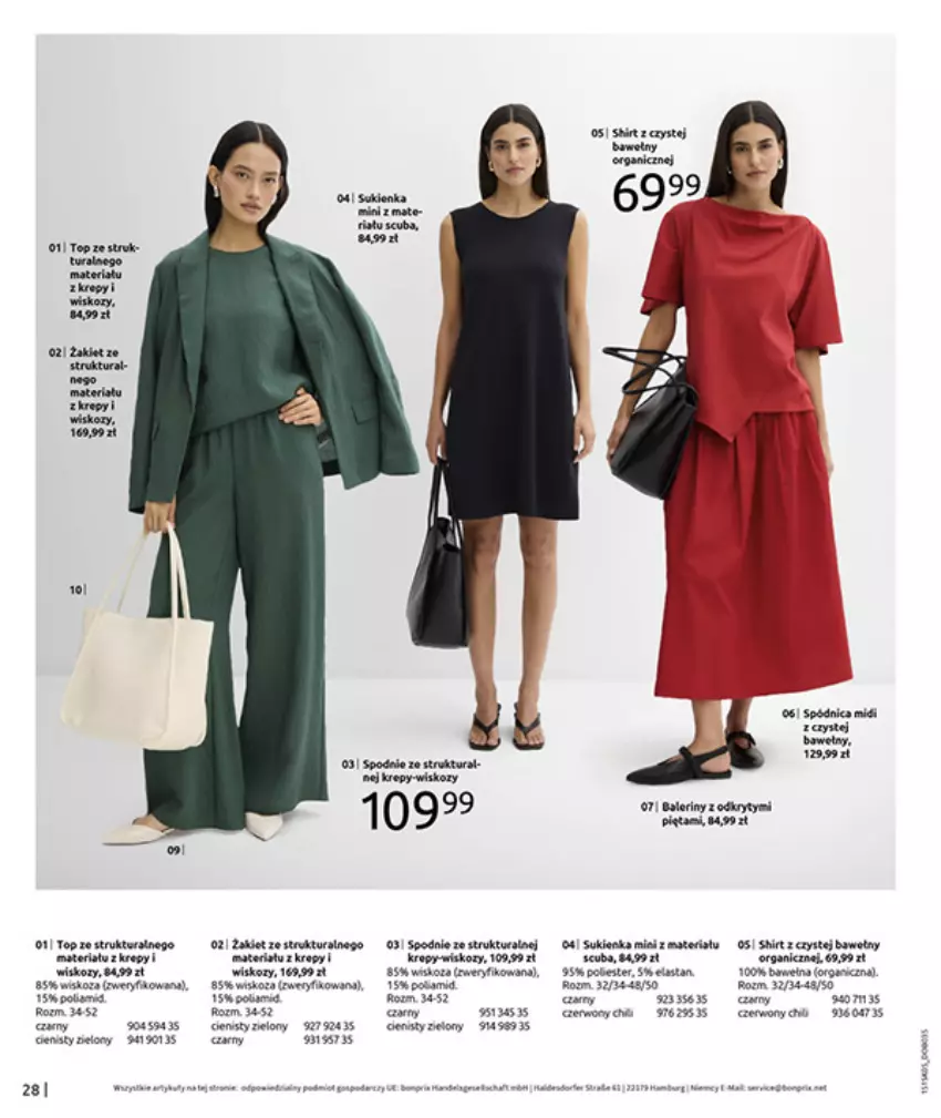 Gazetka promocyjna Bonprix - URLOPOWE NIEZBĘDNIKI - ważna 17.06 do 28.07.2025 - strona 30 - produkty: Dada, Fa, HP, Miód, Por, Spodnie, Top