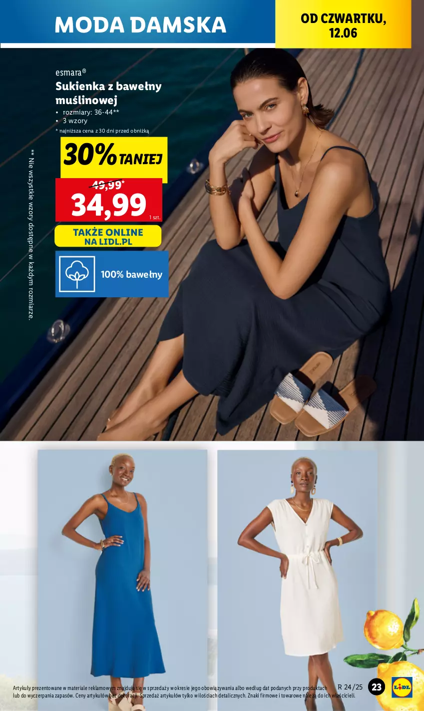 Gazetka promocyjna Lidl - GAZETKA - ważna 09.06 do 14.06.2025 - strona 31 - produkty: Moda, Sukienka