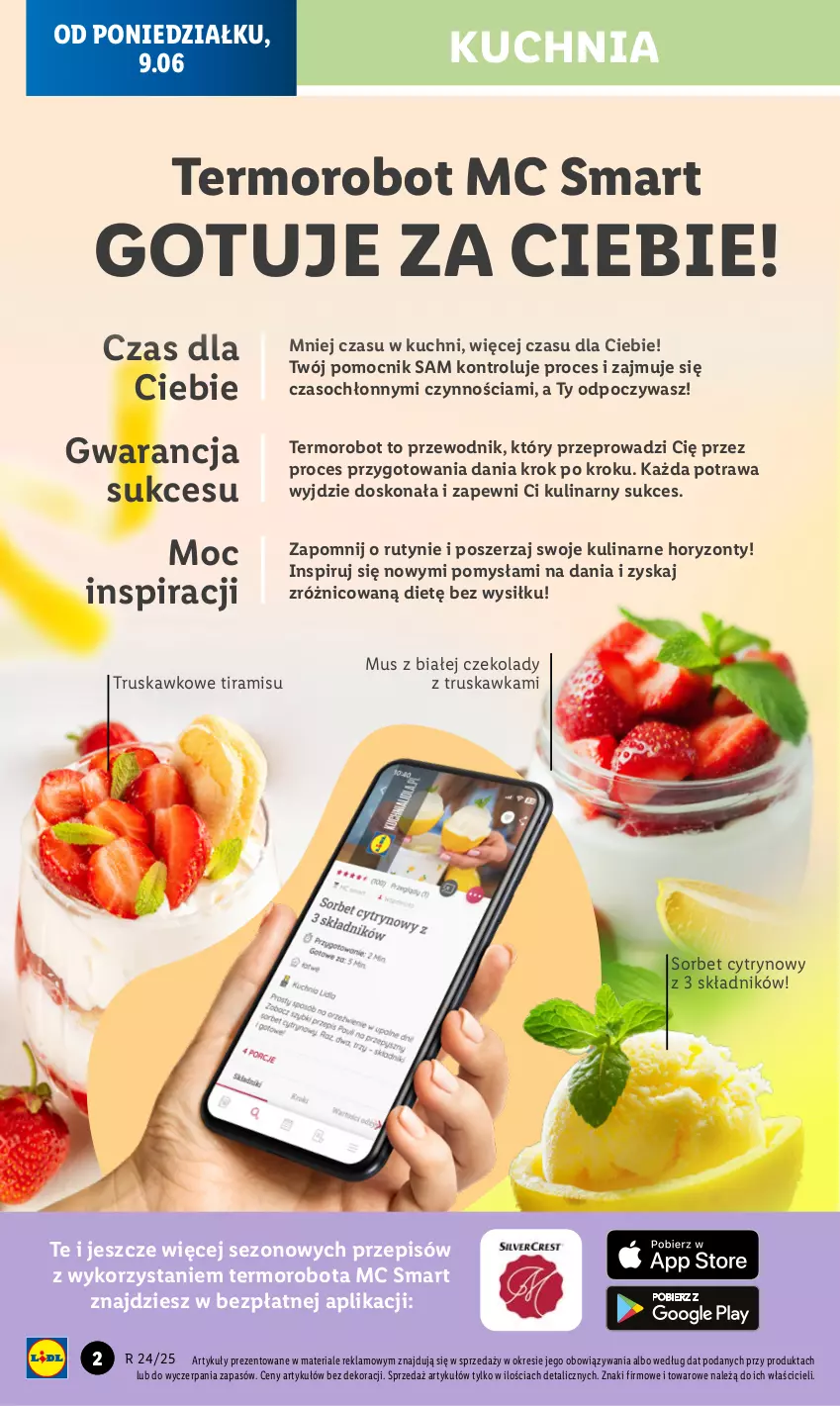 Gazetka promocyjna Lidl - GAZETKA - ważna 09.06 do 14.06.2025 - strona 4 - produkty: Kuchnia, Mus, Przewodnik, Robot