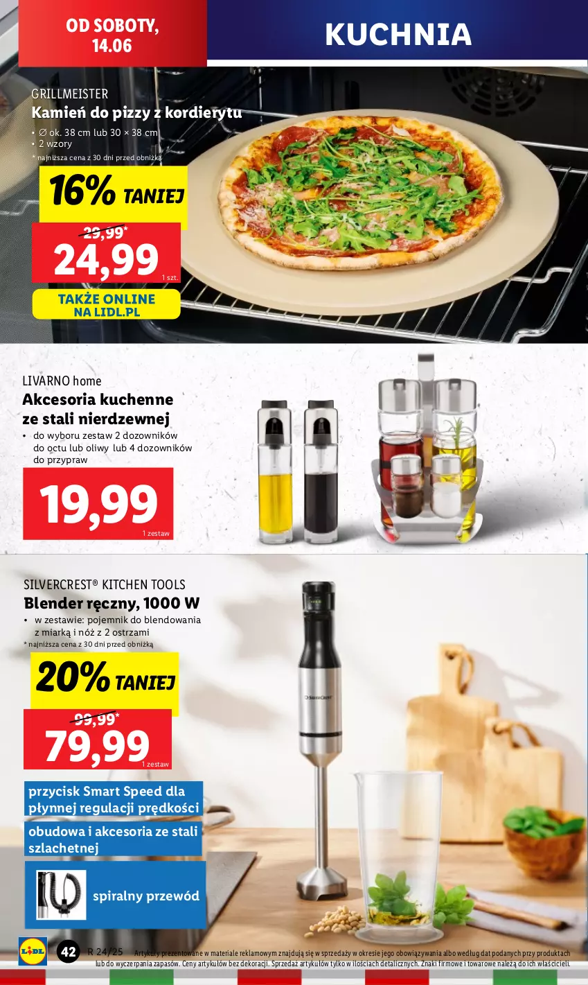 Gazetka promocyjna Lidl - GAZETKA - ważna 09.06 do 14.06.2025 - strona 54 - produkty: Blender, Blender ręczny, Dozownik, Grill, Ivar, Kuchnia, Pojemnik, Przewód, Silvercrest