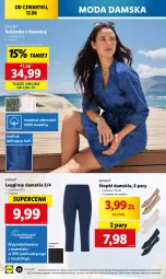 Gazetka promocyjna Lidl - GAZETKA - Gazetka - ważna od 14.06 do 14.06.2025 - strona 30 - produkty: Top, Gin, Moda, Legginsy, Sukienka