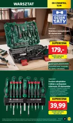 Gazetka promocyjna Lidl - GAZETKA - Gazetka - ważna od 14.06 do 14.06.2025 - strona 41 - produkty: Parkside, Zestaw wkrętaków, Walizka, Wkręt