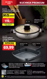 Gazetka promocyjna Lidl - GAZETKA - Gazetka - ważna od 14.06 do 14.06.2025 - strona 58 - produkty: Por, Kuchnia, Patelnia grillowa, Uchwyty, Patelnia, Grill