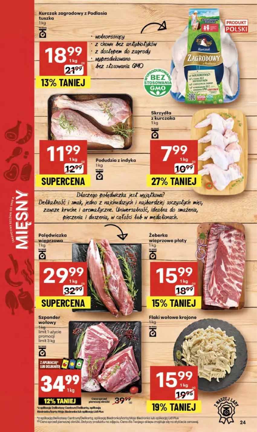 Gazetka promocyjna Delikatesy Centrum - Franczyza DC36 Czwartek - ważna 04.09 do 10.09.2025 - strona 24 - produkty: Dron, Flaki, Flaki wołowe, Kurczak, Piec, Rum, Tusz