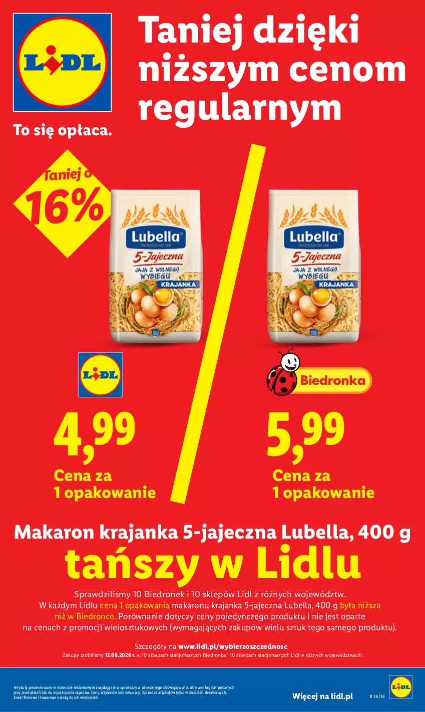 Gazetka promocyjna Lidl - Gazetka ważna od 31.08 do 2.09 - ważna 31.08 do 02.09.2026 - strona 9 - produkty: Bell, Bella, Dron, Lubella, Makaron, Por