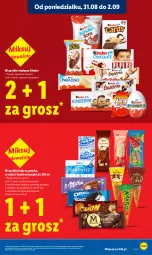Gazetka promocyjna Lidl - Gazetka ważna od 31.08 do 2.09 - Gazetka - ważna od 02.09 do 02.09.2026 - strona 11 - produkty: Lody, Kinder