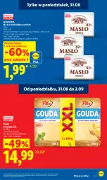 Gazetka promocyjna Lidl - Gazetka ważna od 31.08 do 2.09 - Gazetka - ważna od 02.09 do 02.09.2026 - strona 15 - produkty: Ser, Mlekovita, Pilos, Gouda, Masło, Mleko