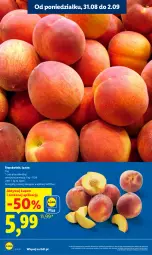 Gazetka promocyjna Lidl - Gazetka ważna od 31.08 do 2.09 - Gazetka - ważna od 02.09 do 02.09.2026 - strona 18 - produkty: Brzoskwinie