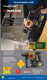 Gazetka promocyjna Lidl - Gazetka ważna od 31.08 do 2.09 - Gazetka - ważna od 02.09 do 02.09.2026 - strona 32 - produkty: Parkside, Gra, Młot, Ogród, Akumulator