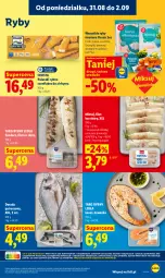 Gazetka promocyjna Lidl - Gazetka ważna od 31.08 do 2.09 - Gazetka - ważna od 02.09 do 02.09.2026 - strona 55 - produkty: Frosta, Paluszki rybne, Mintaj, Sandacz