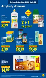Gazetka promocyjna Lidl - Gazetka ważna od 31.08 do 2.09 - Gazetka - ważna od 02.09 do 02.09.2026 - strona 83 - produkty: Ludwik, Papier, Air Wick, Papier toaletowy, Odświeżacz powietrza, Flora
