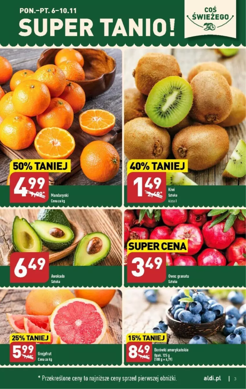 Gazetka promocyjna Aldi - ważna 06.11 do 10.11.2023 - strona 23 - produkty: Grejpfrut, Mandarynki