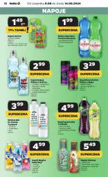 Gazetka promocyjna Netto - Artykuły spożywcze - Gazetka - ważna od 14.08 do 14.08.2024 - strona 12 - produkty: Sok, Mus, Ananas, Napoje, Napój gazowany, Tymbark, Limonka, Szyna, Kubuś Waterrr, Oshee, Woda mineralna, Kubuś, Woda, Mango, Napój, Melon, Mięta, Kokos, Grejpfrut, Hortex