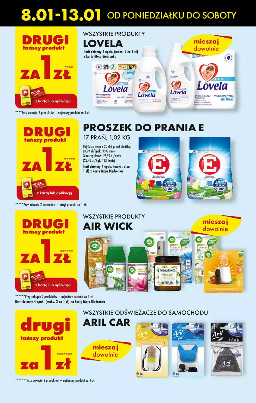 Gazetka promocyjna Biedronka - Od poniedzialku - ważna 08.01 do 13.01.2024 - strona 57 - produkty: Dron, Lovela, Proszek do prania