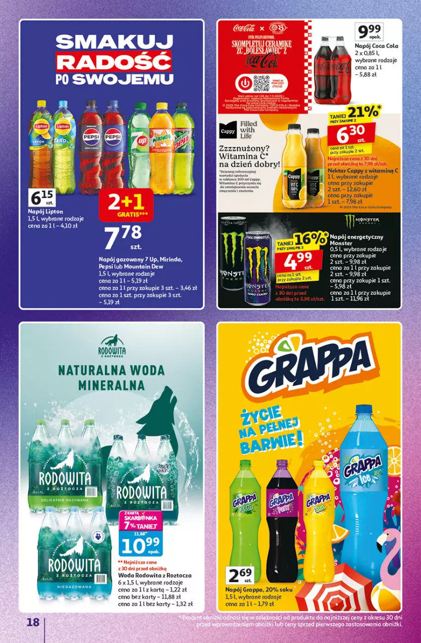 Gazetka promocyjna Auchan - Gazetka Znane marki duży wybór Hipermarket Auchan - ważna 16.10 do 22.10.2025 - strona 18 - produkty: Gry, Napój, Woda