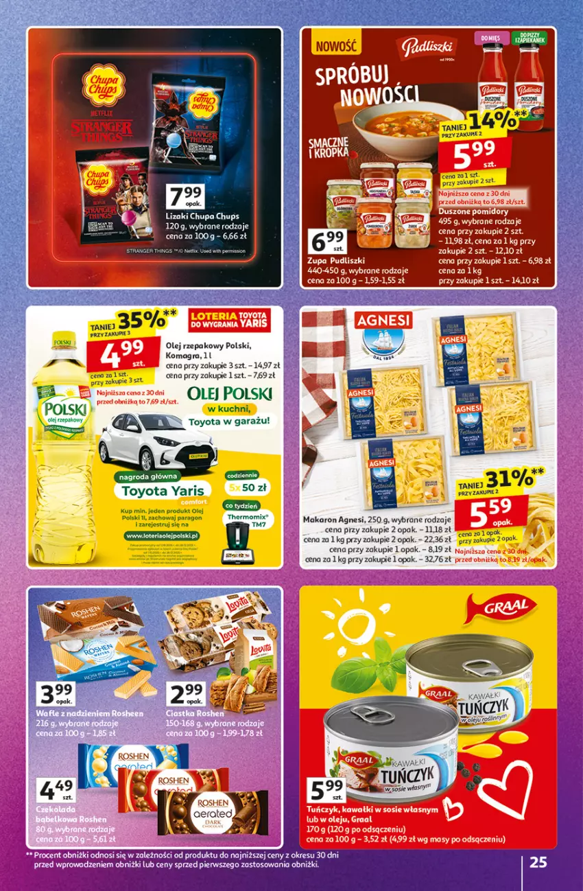 Gazetka promocyjna Auchan - Gazetka Znane marki duży wybór Hipermarket Auchan - ważna 16.10 do 22.10.2025 - strona 25 - produkty: Bezy, Garaż, Gra, Makaron, Olej, Olej rzepakowy, Toyo