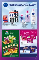 Gazetka promocyjna Auchan - Gazetka Znane marki duży wybór Hipermarket Auchan - Gazetka - ważna od 22.10 do 22.10.2025 - strona 35 - produkty: Orzeszki, Body, Dezodorant, Praliny, Chipsy, Mleczko, Masło do ciała, Przysnacki, Masło, Nivea