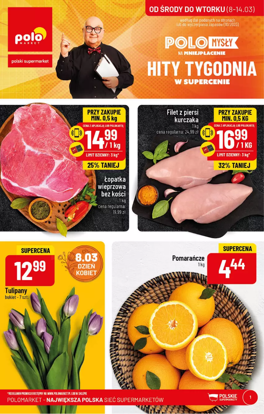 Gazetka promocyjna PoloMarket - Gazetka pomocyjna - ważna 08.03 do 14.03.2023 - strona 1 - produkty: Mus, Pomarańcze