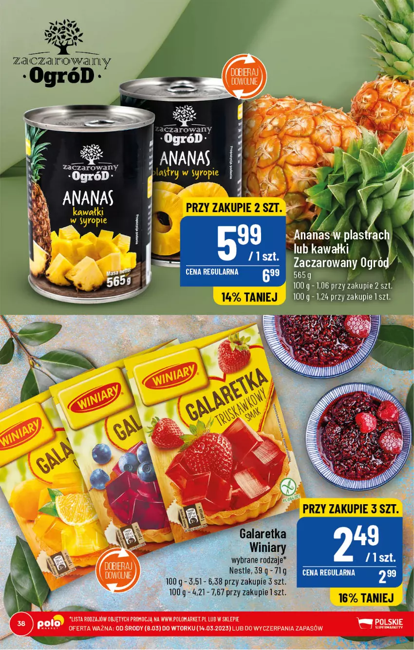 Gazetka promocyjna PoloMarket - Gazetka pomocyjna - ważna 08.03 do 14.03.2023 - strona 38 - produkty: Ananas, Kawa, Ogród, Syrop