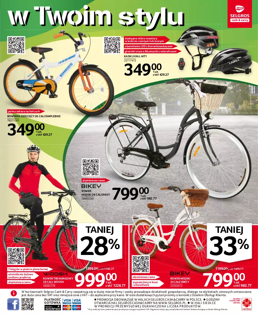 Gazetka promocyjna Selgros - Oferta przemysłowa - ważna 15.04 do 28.04.2021 - strona 3 - produkty: Dzieci, Głośnik, Gra, Kask, Kosz, LG, Mikrofon, Rama, Rower, Rowerek, Silan, Sok