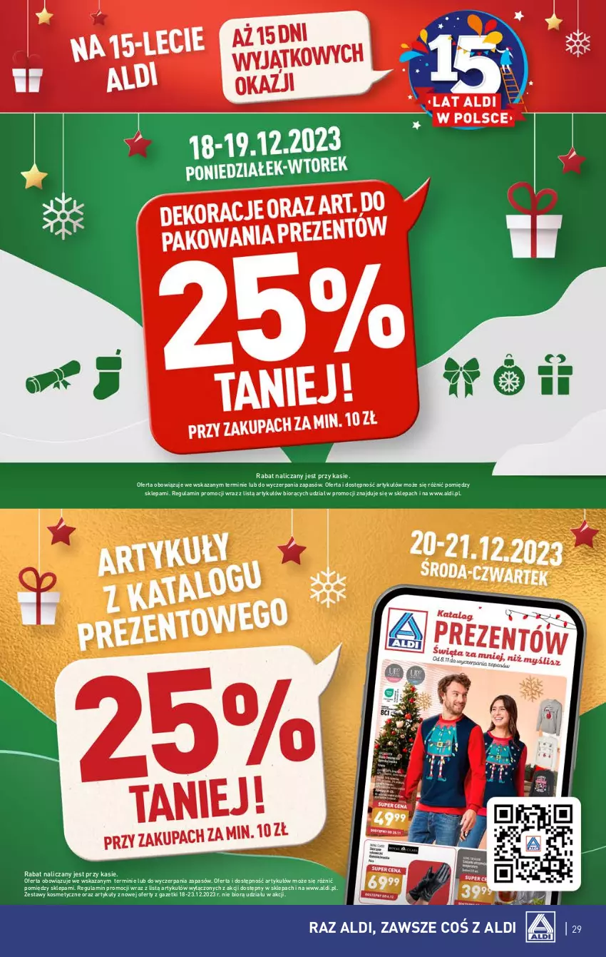 Gazetka promocyjna Aldi - Pełna oferta - ważna 18.12 do 23.12.2023 - strona 29