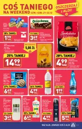 Gazetka promocyjna Aldi - Pełna oferta - Gazetka - ważna od 23.12 do 23.12.2023 - strona 27 - produkty: Tchibo, Pistacje, Ludwik, Ciastka, Sok, Ser, Gra, Do mycia naczyń, Kawa mielona, Kawa, Pianka do golenia, Płyn do mycia naczyń, LANA, Schweppes, Reichsgraf, Czekolada, Znicz, Deser, Płyn do mycia, Woda, Olej, Michałki, Wkład olejowy, Fa