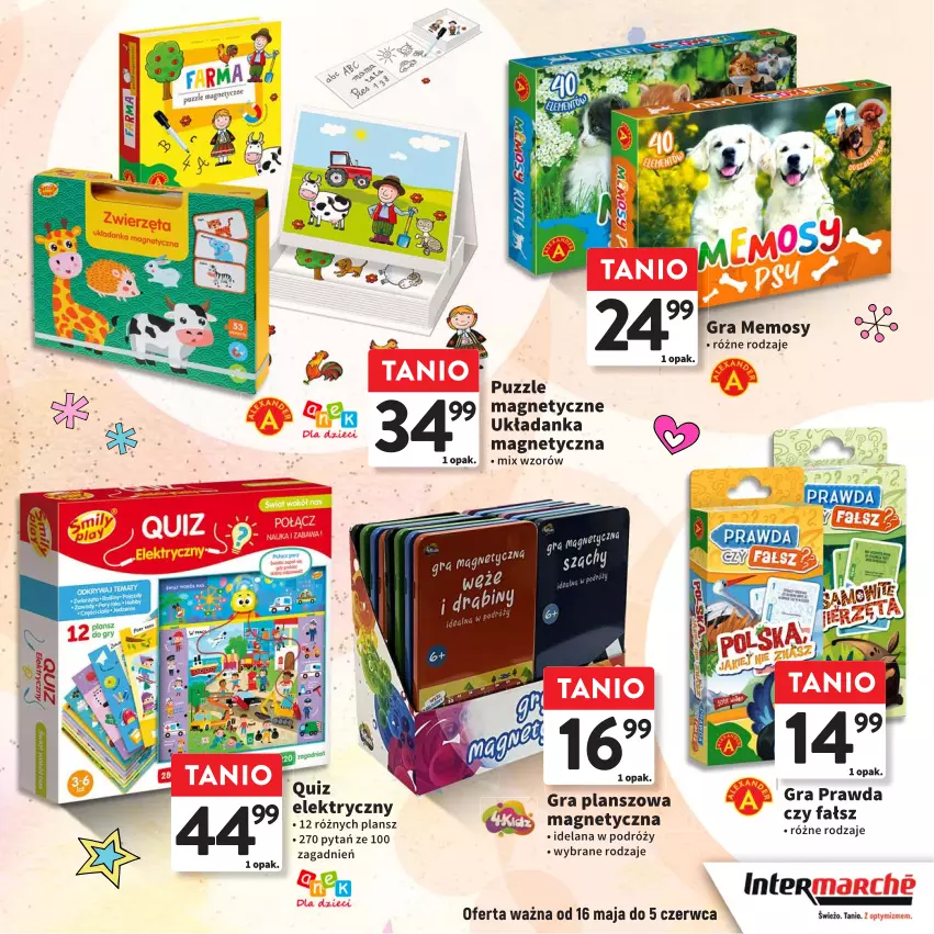 Gazetka promocyjna Intermarche - Gazetka Intermarche - ważna 16.05 do 05.06.2024 - strona 9 - produkty: Gra, LANA, Puzzle, Układanka