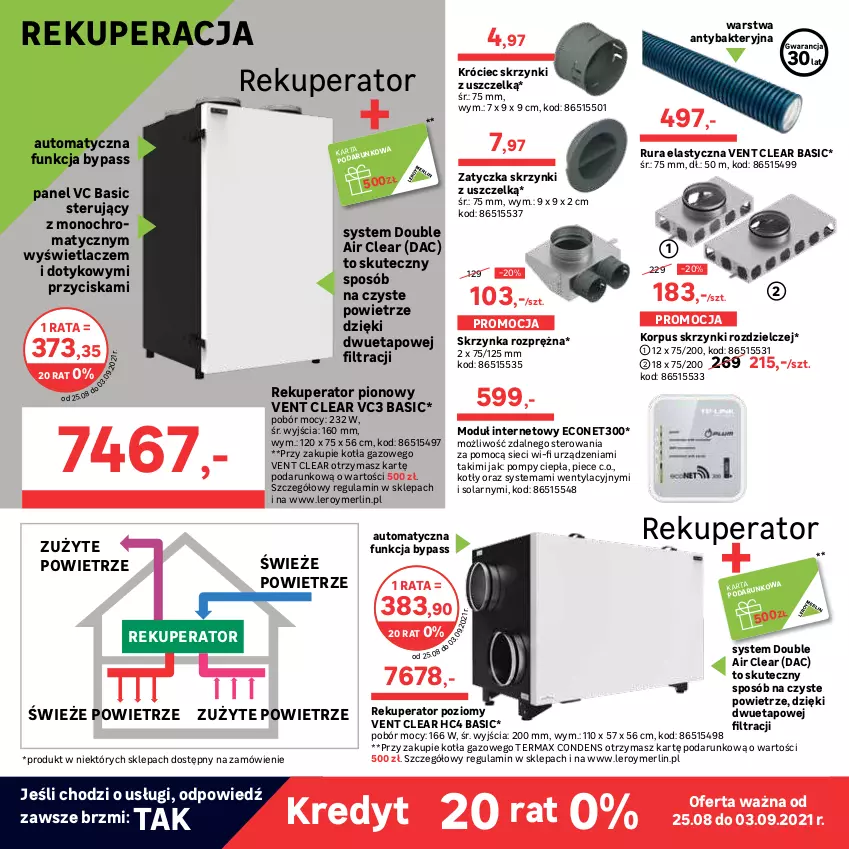 Gazetka promocyjna Leroy Merlin - Dla fachowców i nie tylko 2021 - ważna 18.08 do 30.10.2021 - strona 14 - produkty: K2, Kosz, Ogrzewanie, Piec, Pokrywa, Rura, Ser, Silan