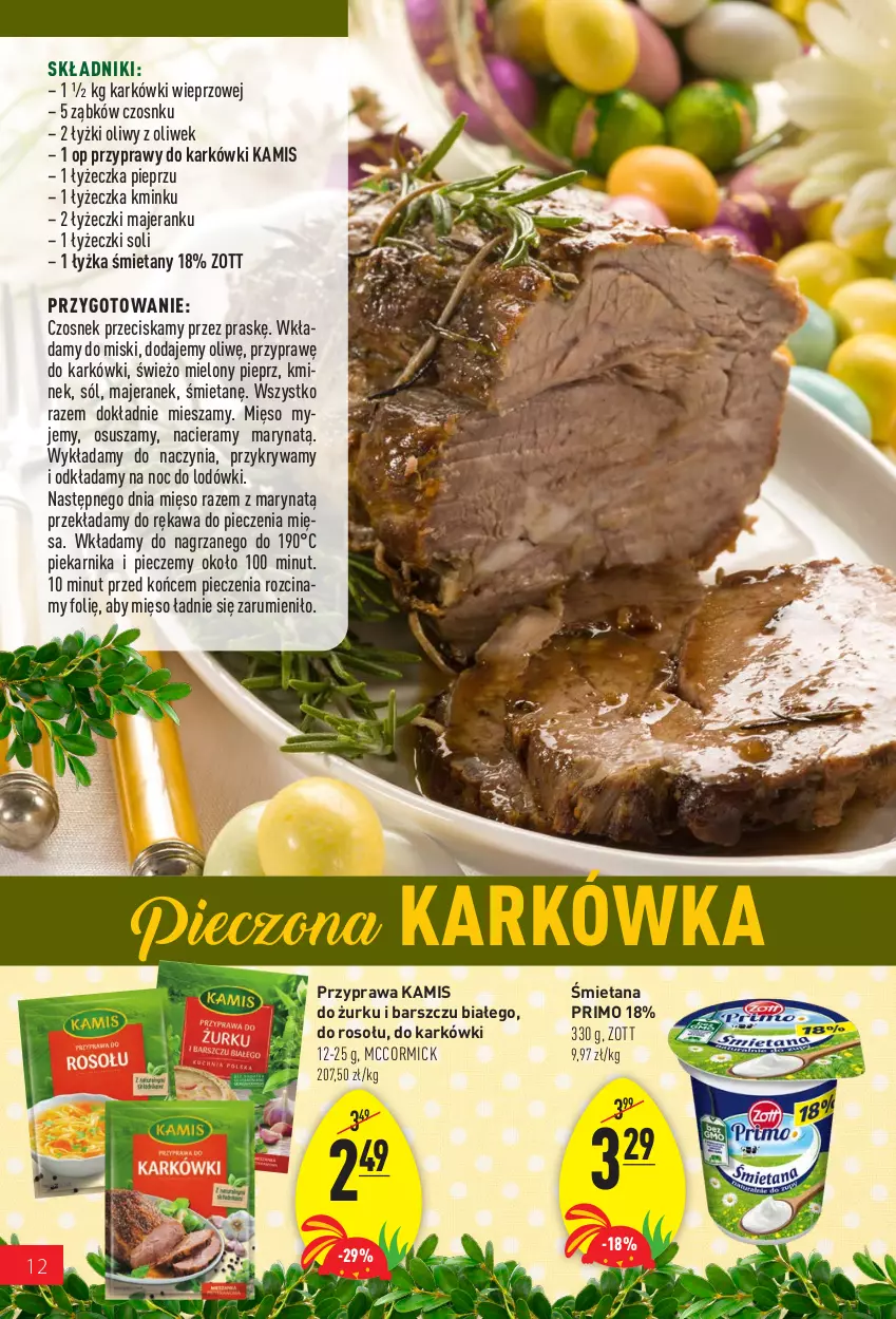 Gazetka promocyjna Arhelan - Gazetka - ważna 04.04 do 24.04.2022 - strona 12 - produkty: Bułka, Bułka tarta, Cebula, Czosnek, Fa, Fasola, Foremki, Kamis, Kawa, Kminek, Masło, Mięso, Olej, Papier, Piątnica, Piec, Piekarnik, Pieprz, Płatki owsiane, Przyprawy, Rum, Sól, Tarta, Zott