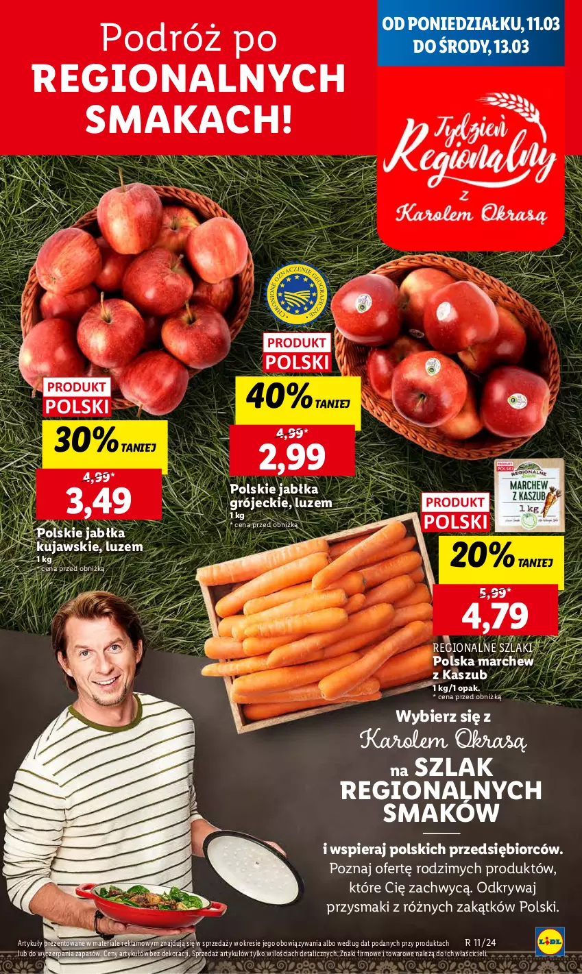 Gazetka promocyjna Lidl - GAZETKA - ważna 11.03 do 13.03.2024 - strona 17 - produkty: Jabłka, Kujawski, Przysmaki