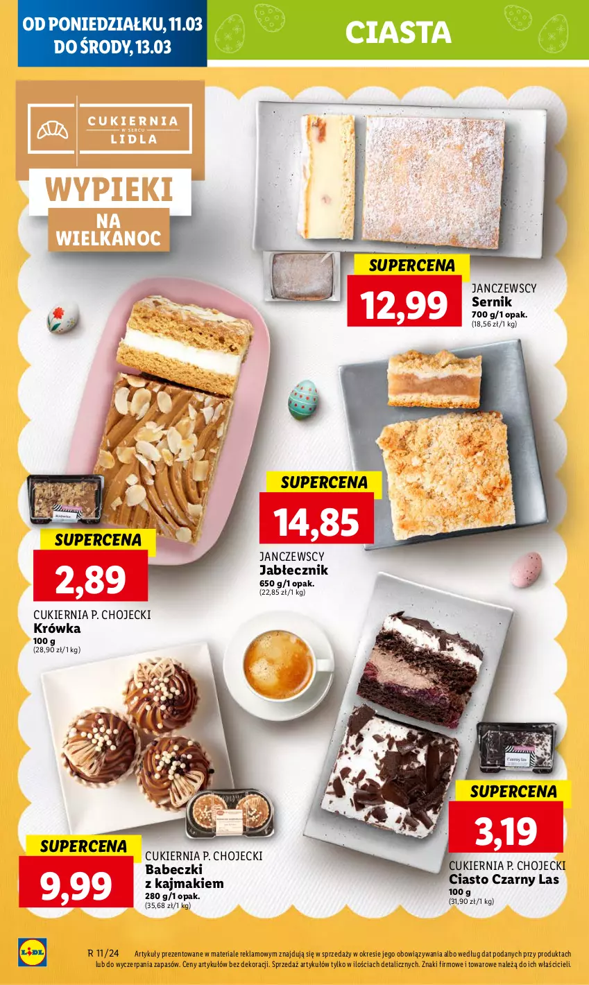 Gazetka promocyjna Lidl - GAZETKA - ważna 11.03 do 13.03.2024 - strona 26 - produkty: Babeczki, Cukier, Ser