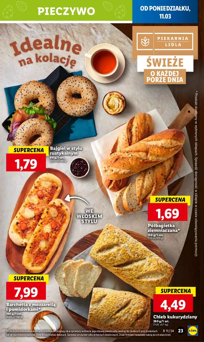 Gazetka promocyjna Lidl - GAZETKA - ważna 11.03 do 13.03.2024 - strona 29 - produkty: Bagietka, Chleb, Orka, Piec, Pieczywo, Półbagietka, Por, Rust