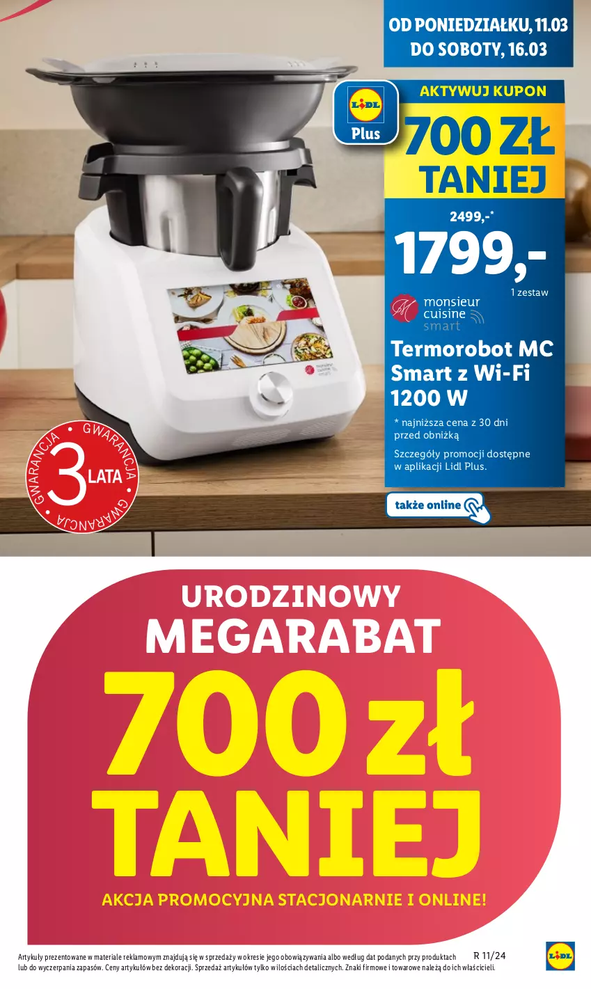 Gazetka promocyjna Lidl - GAZETKA - ważna 11.03 do 13.03.2024 - strona 7 - produkty: Robot